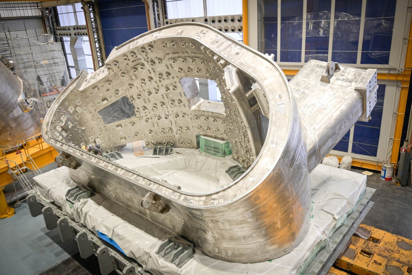 Il secondo settore europeo del Vacuum Vessel di ITER in officina, 2025